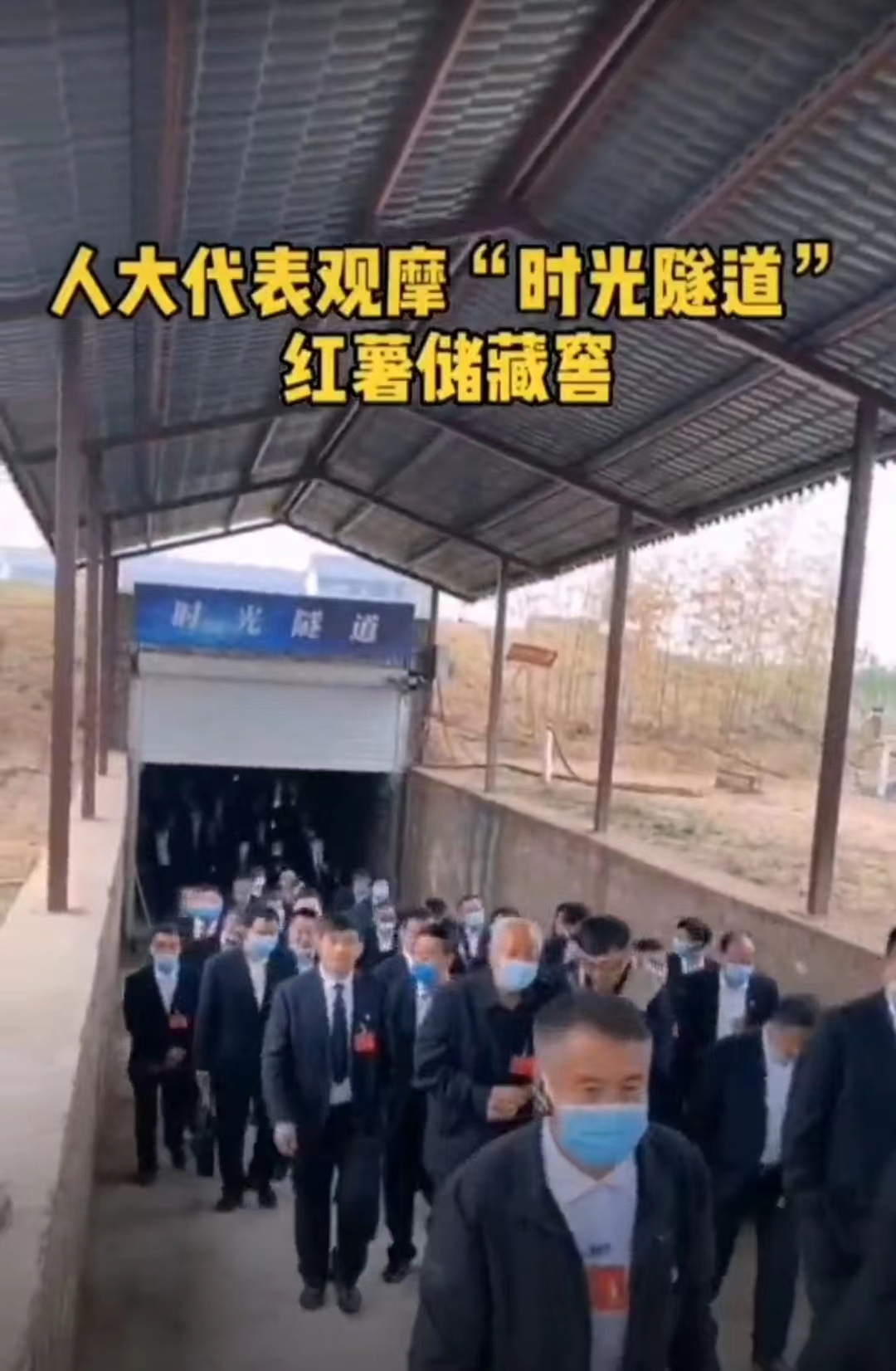 人大代表、政协委员参观红薯窖.jpg